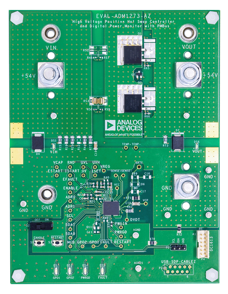 EVAL-ADM1273-AZ Board Photo Top View