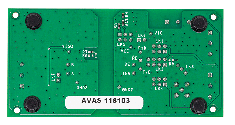 ADM2565E Evaluation Board - Bottom View