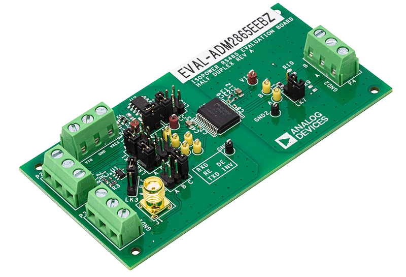 ADM2865E Evaluation Board - Angle View