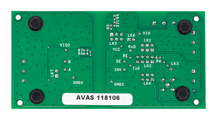ADM2865E Evaluation Board - Bottom View