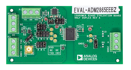 ADM2865E Evaluation Board - Top View