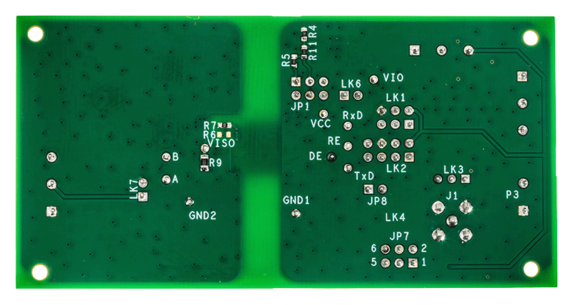 EVAL-ADM2895E Board Photo Bottom View