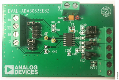 ADM3063E Evaluation Board - Top View