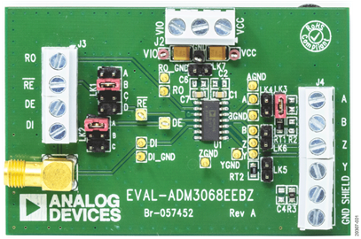 ADM3068E Evaluation Board - Top View