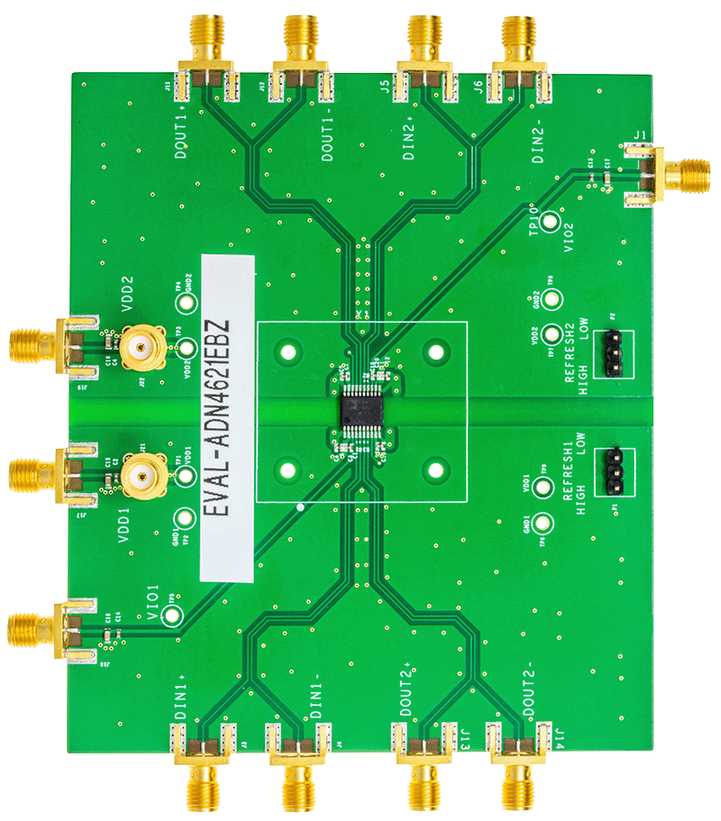 EVAL-ADN4621EBZ Evaluation Board - Top View
