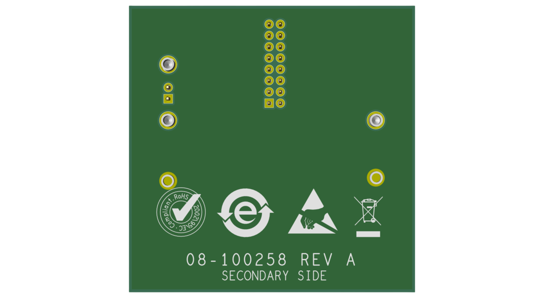 EVAL-ADPL42010AZ Evaluation Board Bottom View