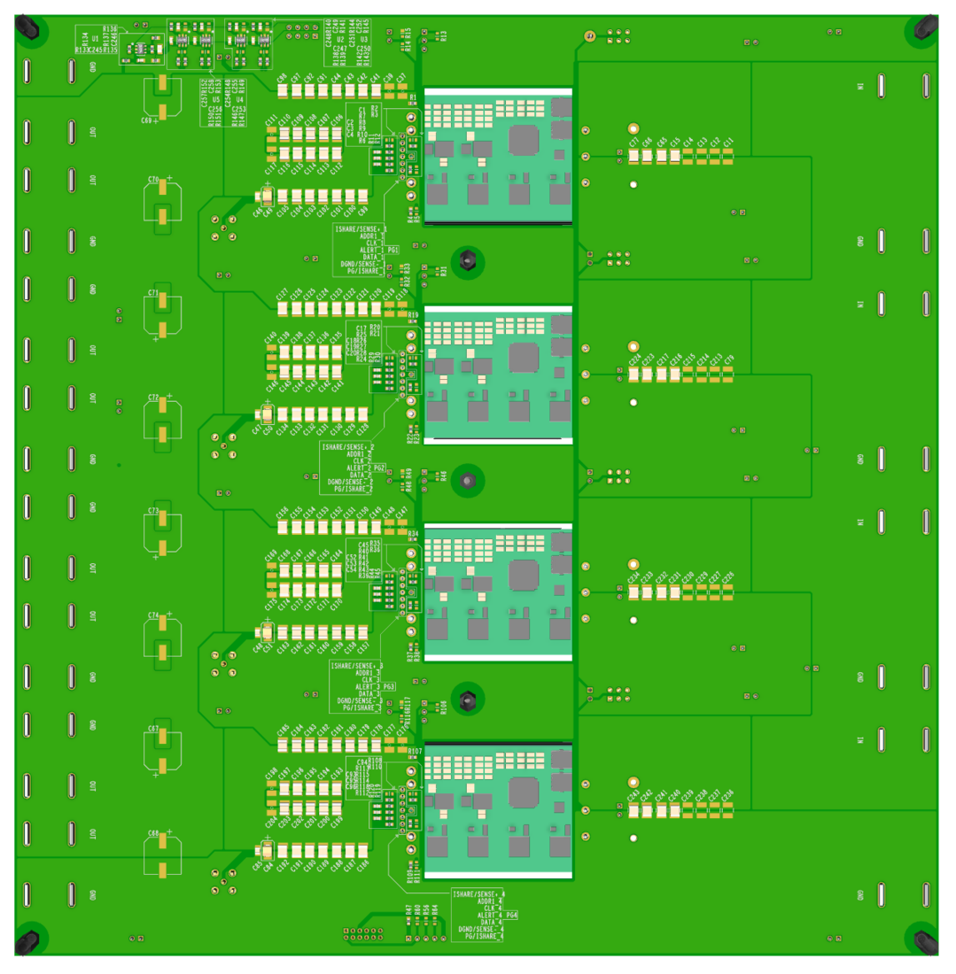 EVAL-ADPM12160 Board Photo Bottom View
