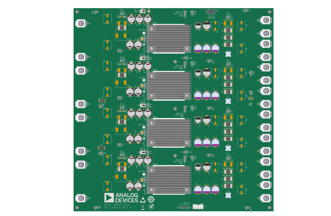 EVAL ADPM12200 Evaluation Board Top View