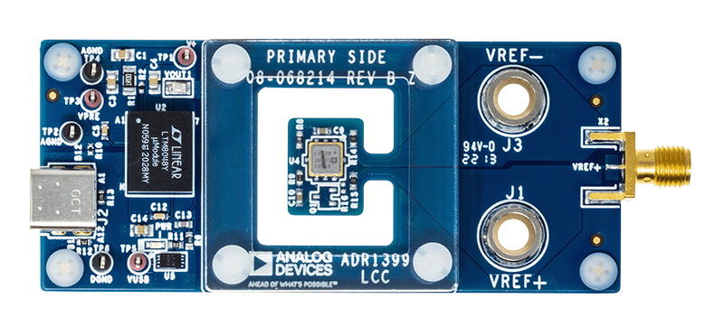 ADR1399E-EBZ Evaluation Board - Top View