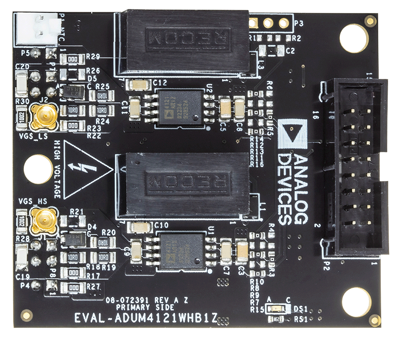 EVAL-ADUM4121WHB1Z Evaluation Board - Top View