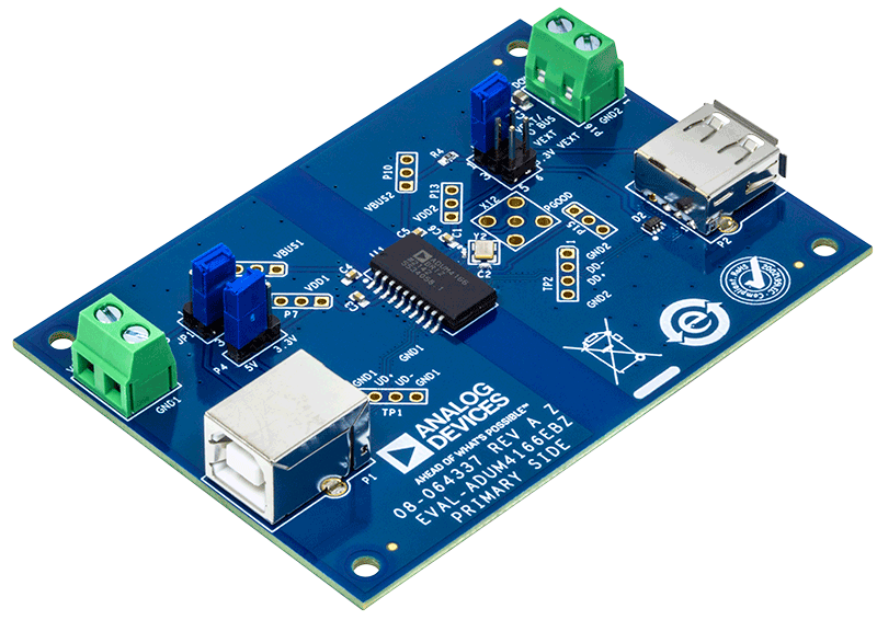 EVAL-ADuM4166EBZ Evaluation Board