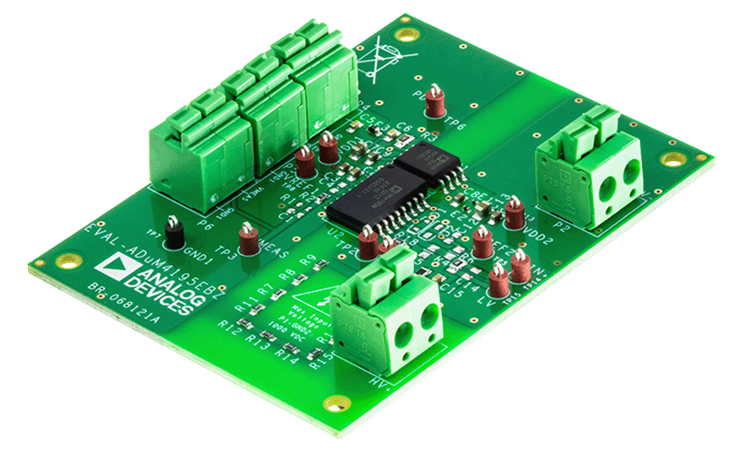 EVAL-ADUM4195 Evaluation Board Photo Angle View