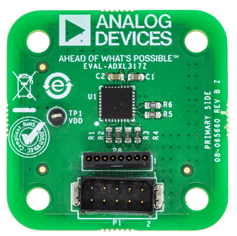 EVAL-ADXL317Z Evaluation Board - Top View