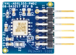 ADXL355 PMOD Evaluation Board - Top View