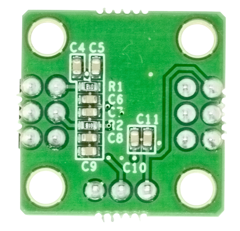 EVAL-ADXL355Z-SDP Evaluation Board - Bottom View