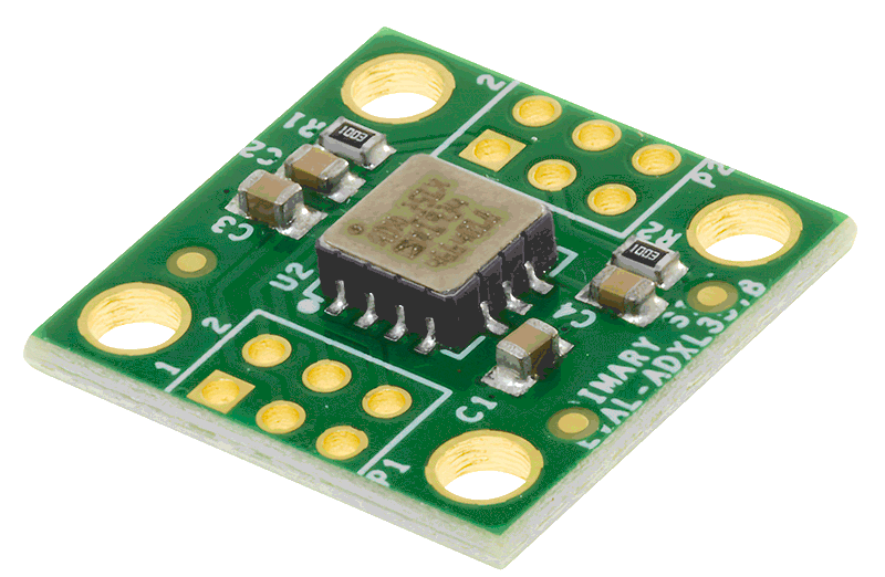 EVAL-ADXL357B Board Photo Angle View