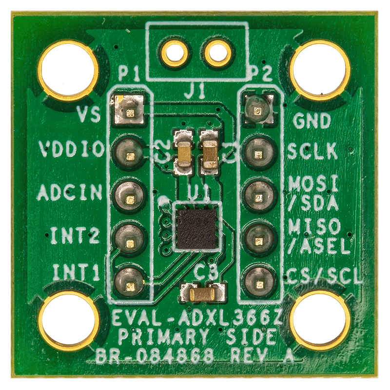 EVAL-ADXL366 Board Photo Top View