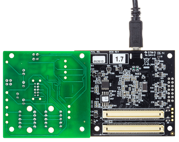 EVAL-ADXL367-SDPKIT Evaluation Board - Bottom View