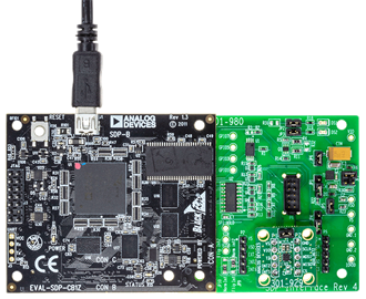 EVAL-ADXL367-SDPKIT Evaluation Board - Top View