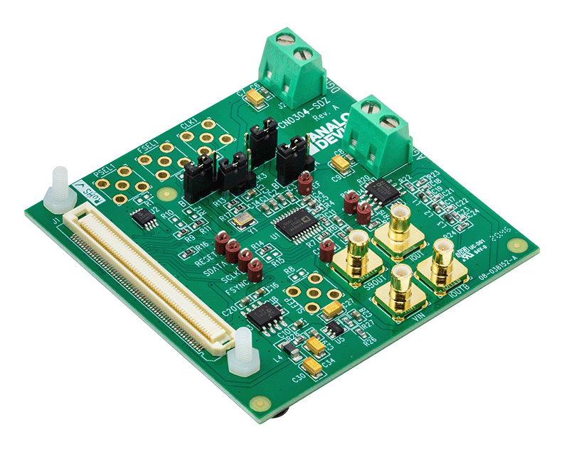 EVAL-CN0304 Evaluation Board - Angle View