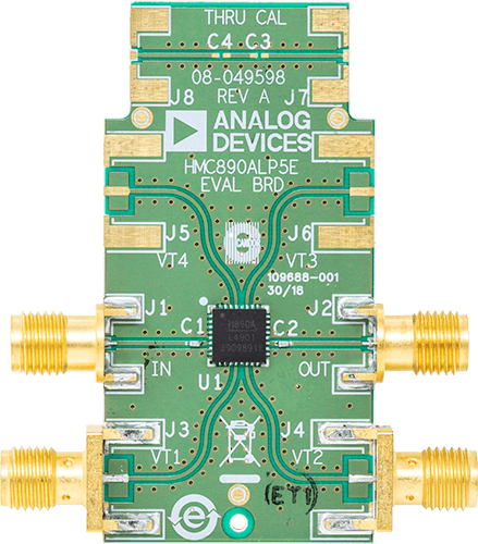 HMC890A Evaluation Board (top)