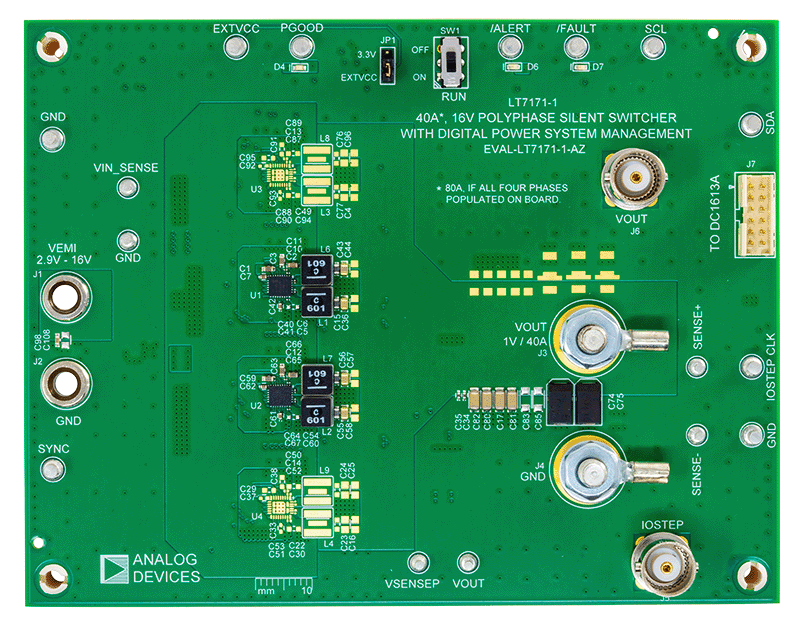 EVAL-LT7171-1-AZ Board Photo Top View