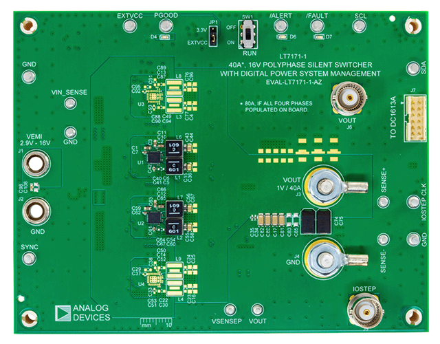 EVAL-LT7171-1-AZ Board Photo Top View
