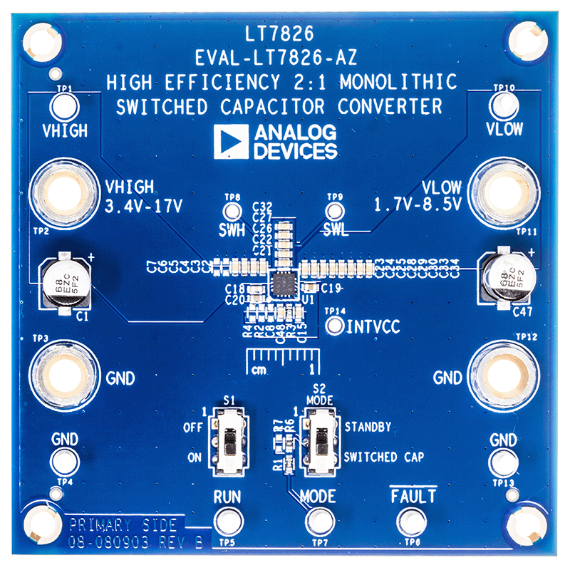EVAL-LT7826-AZ Board Photo Top View