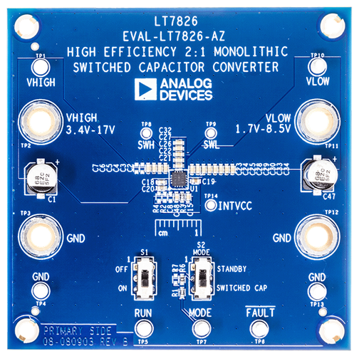 EVAL-LT7826-AZ Board Photo Top View