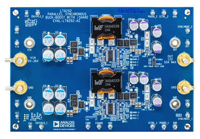EVAL-LT8292-AZ Board Photo Top View