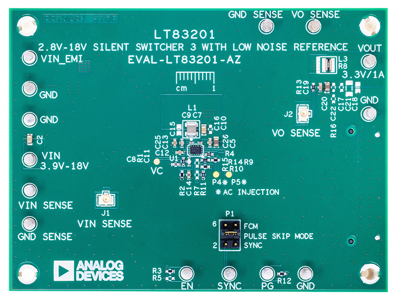 EVAL-LT83201-AZ Board Photo Top View