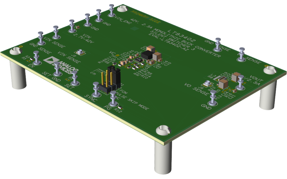 EVAL-LT83402 Board Photo Angle View