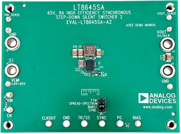 EVAL-LT8645SA-AZ Board Photo Top View