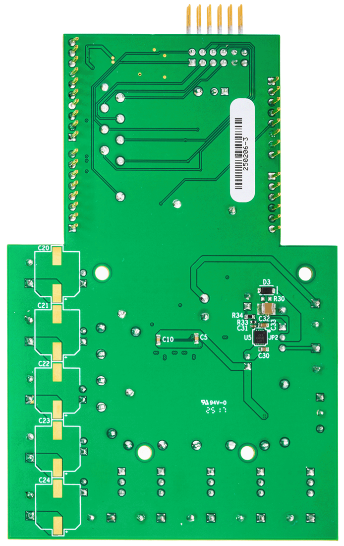 EVAL-LTC2662 Board Photo Bottom View