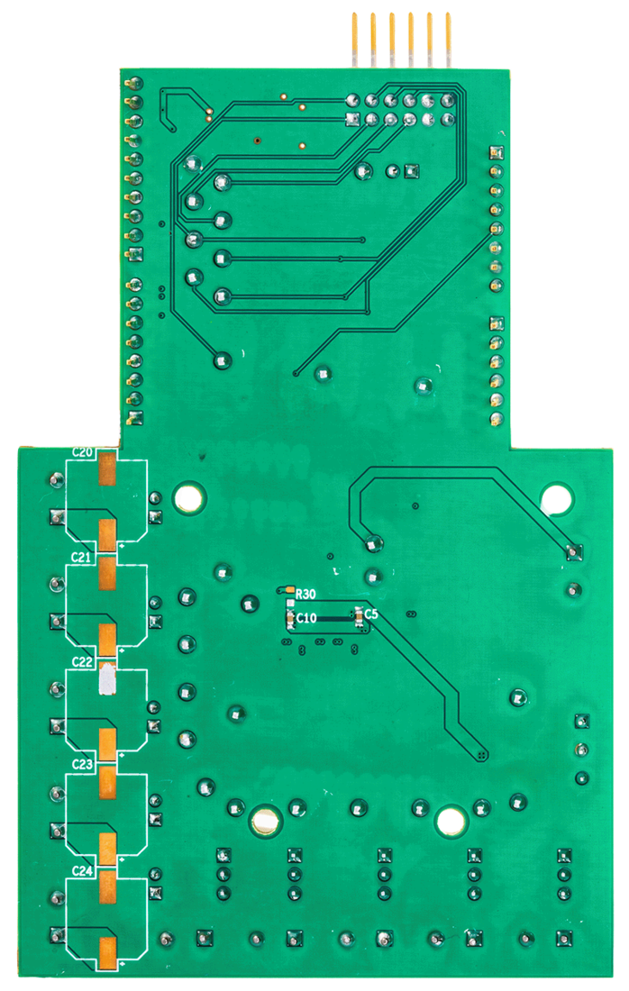 EVAL-LTC2672-ARDZ Board Photo Bottom View