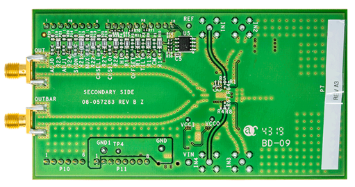 EVAL-LTC6563-TQFN Evaluation Board - Bottom View