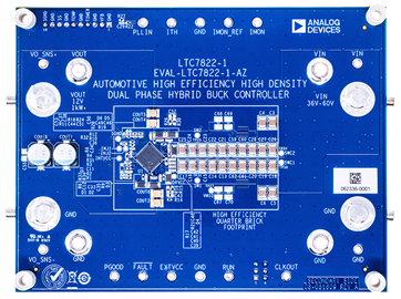 EVAL-LTC7822-1-AZ Board Photo Bottom View