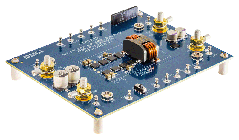 EVAL-LTC7822-AZ Board Photo Angle View
