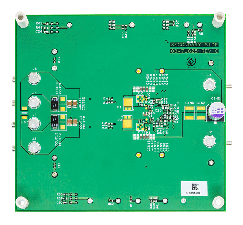 EVAL-LTC7890-AZ Board Photo Bottom View