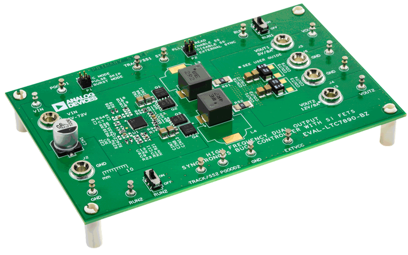 EVAL-LTC7890-BZ Board Photo Angle View