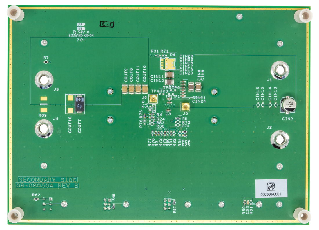 EVAL-LTC7891-BZ Board Photo Bottom View