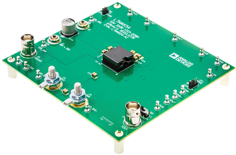 EVAL-LTM4654-AZ Board Photo Angle View