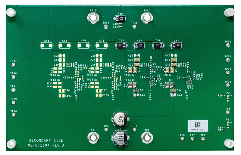 EVAL-LTM4712-A1Z Board Photo Bottom View
