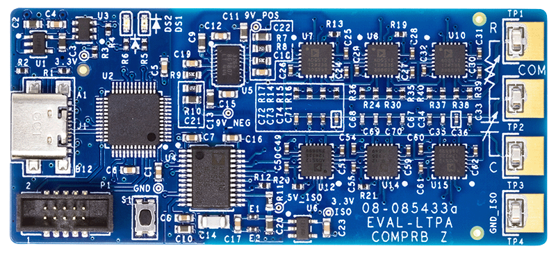 EVAL-LTPA-COMPRB Board Photo Top View