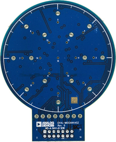 EVAL-MICCANVASZ Microphone Canvas Evaluation Board