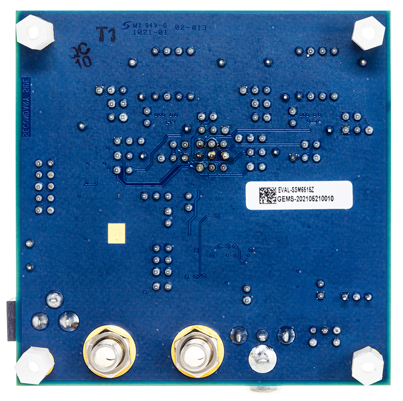 EVAL-SSM6515Z Evaluation Board - Bottom View