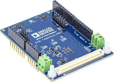 AD-EthernetAPLDevice-SL TempSense 1 Evaluation Board Angle View