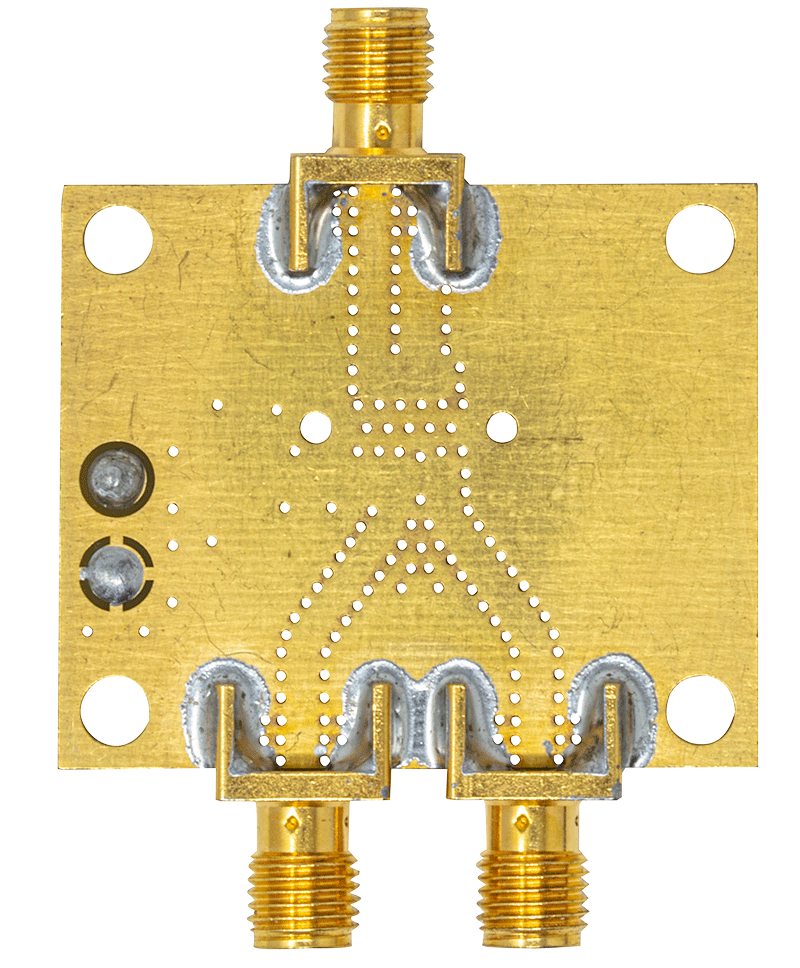 HMC362 Evaluation Board - Bottom View