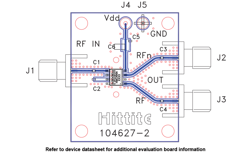 HMC362SG8 Evaluation Board