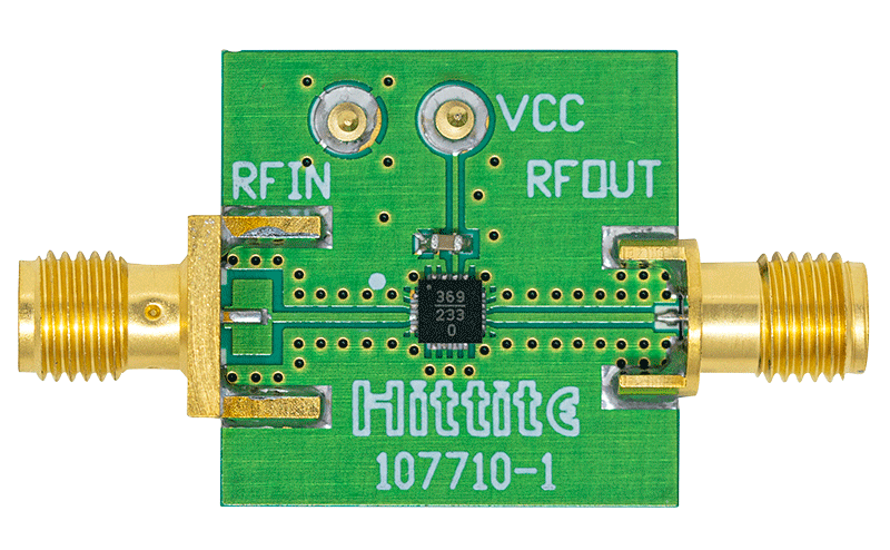 HMC369 Evaluation Board - Top View